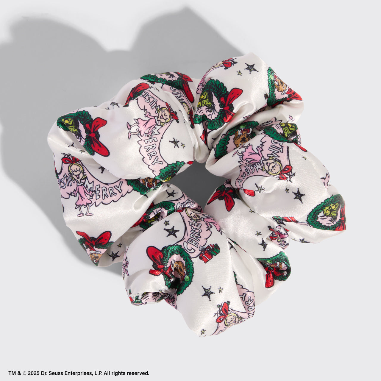 The Grinch x Kitsch Satin Pillow Scrunchies® in Cindy Lou Who