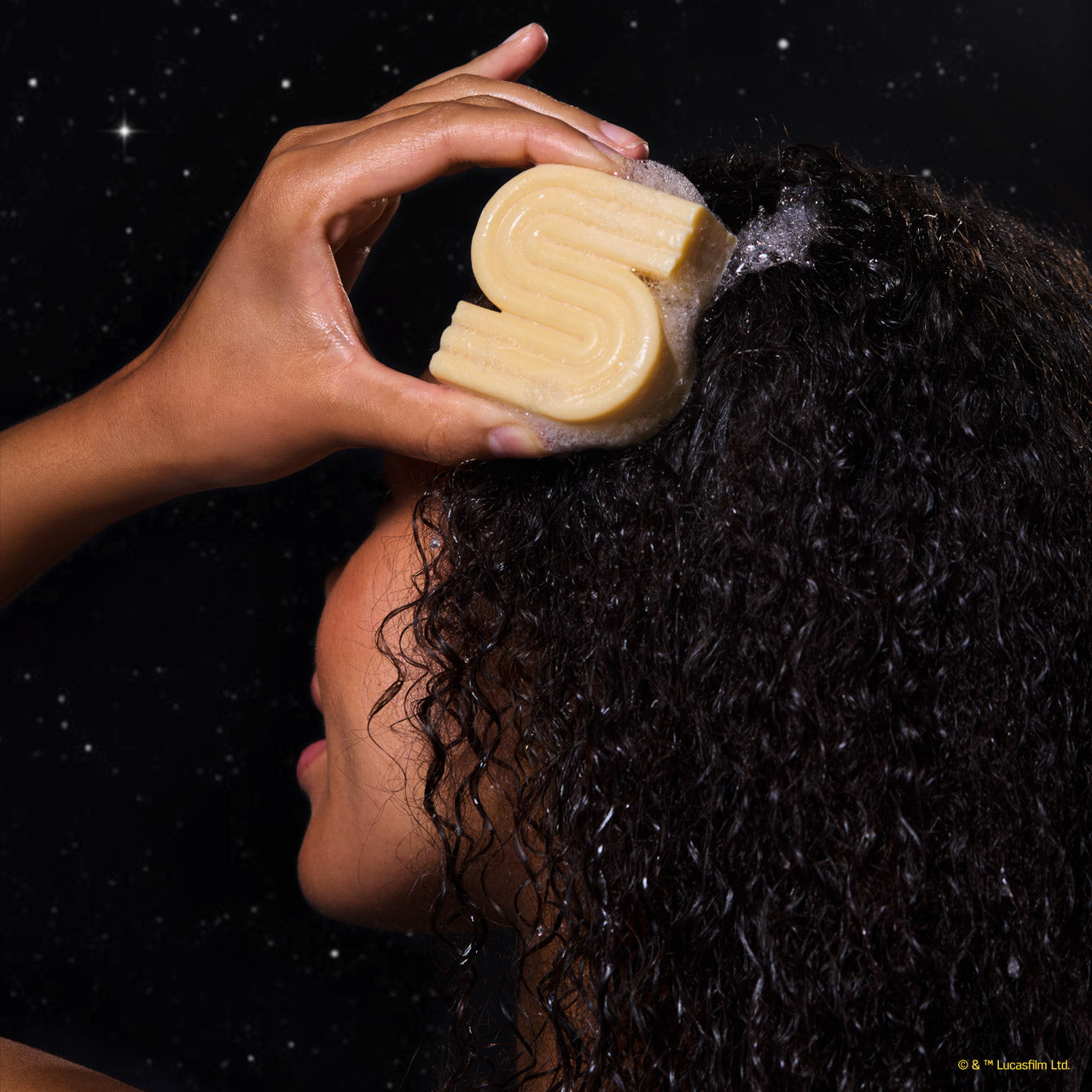 Star Wars™ & Kitsch Shampooing solide fortifiant à base de protéines d'eau de riz - C-3PO