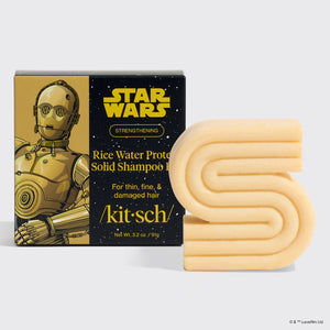 Star Wars™ & Kitsch 쌀물 단백질 강화 고체 샴푸 - C-3PO