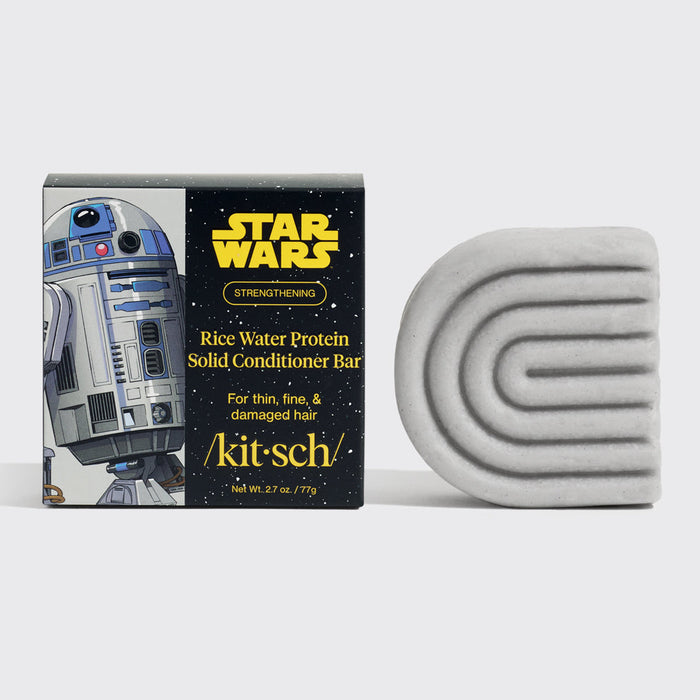 Star Wars™ & Kitsch Rice Water Protein Strengthening Solid Conditioner - R2-D2