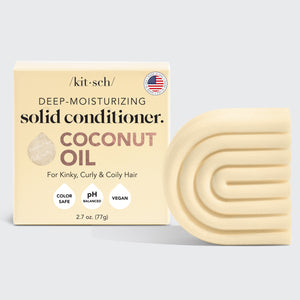 Barre de conditionneur à l'huile de coco pour cheveux secs et abîmés