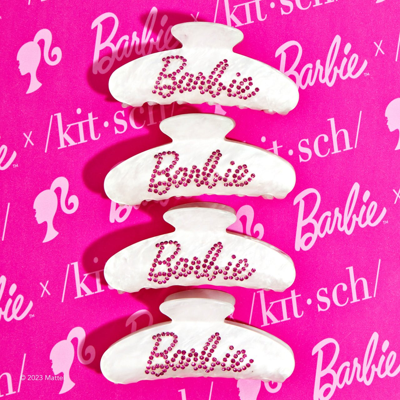 Barbie™ x Kitsch Rhinestone Claw Clip