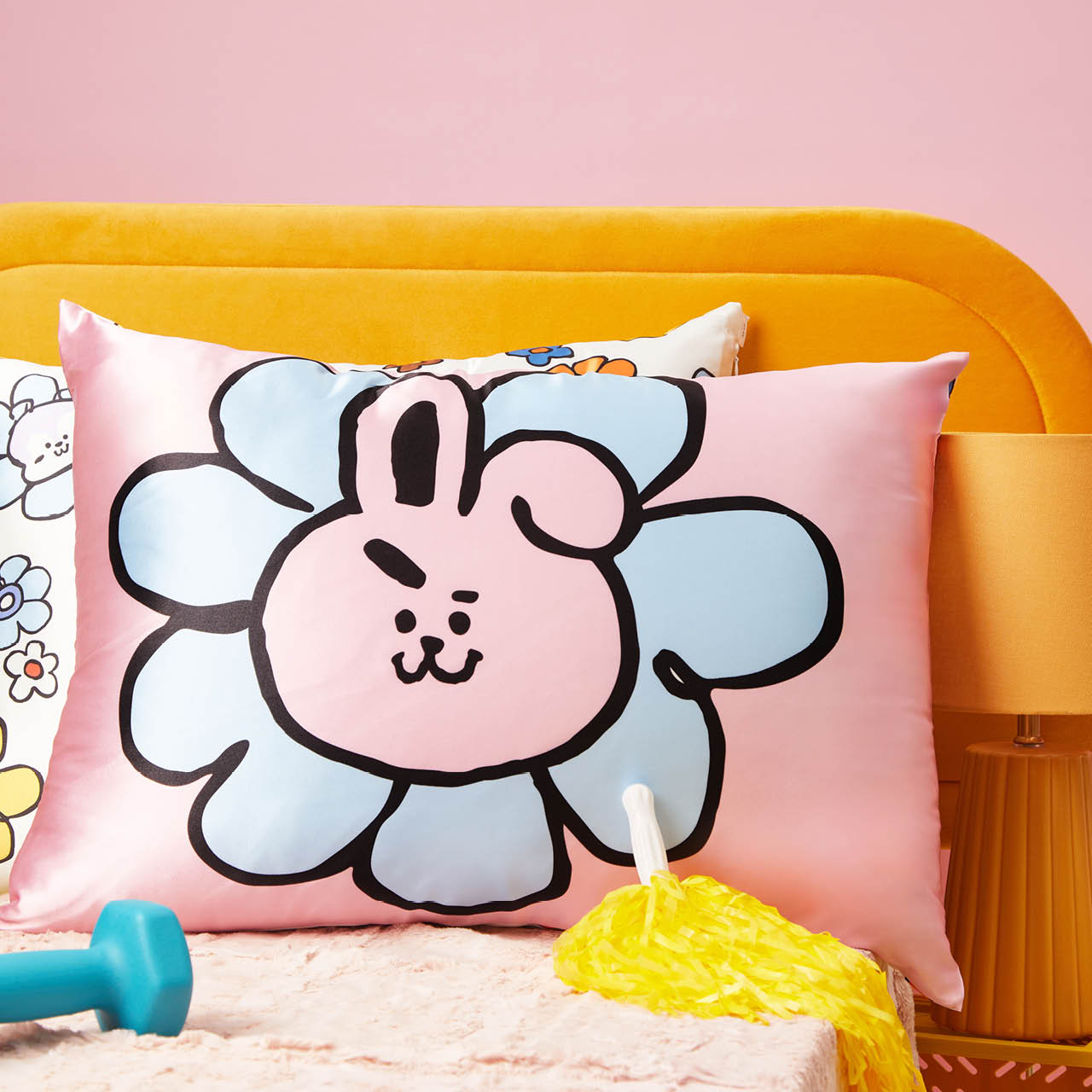 Kitsch x BT21 Taie d'oreiller en satin COOKY