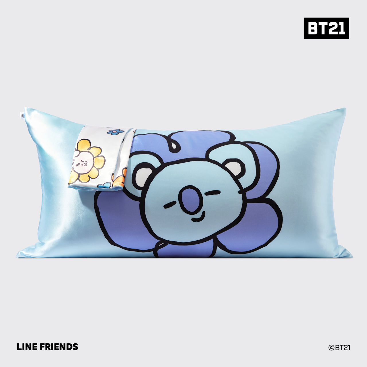 Kitsch x BT21 Taie d'oreiller en satin KOYA - King