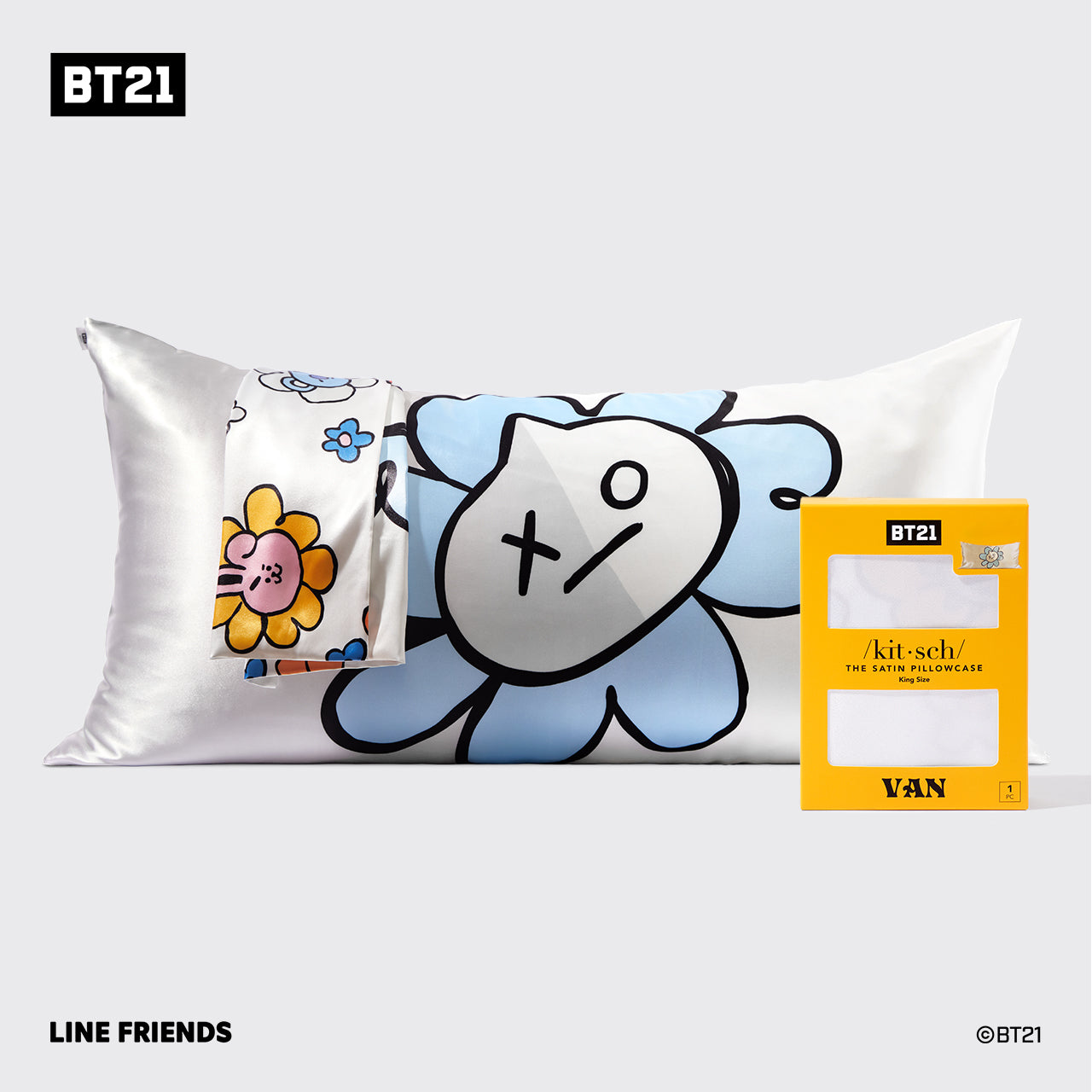 Kitsch x BT21 Satin Pillowcase in VAN King – KITSCH
