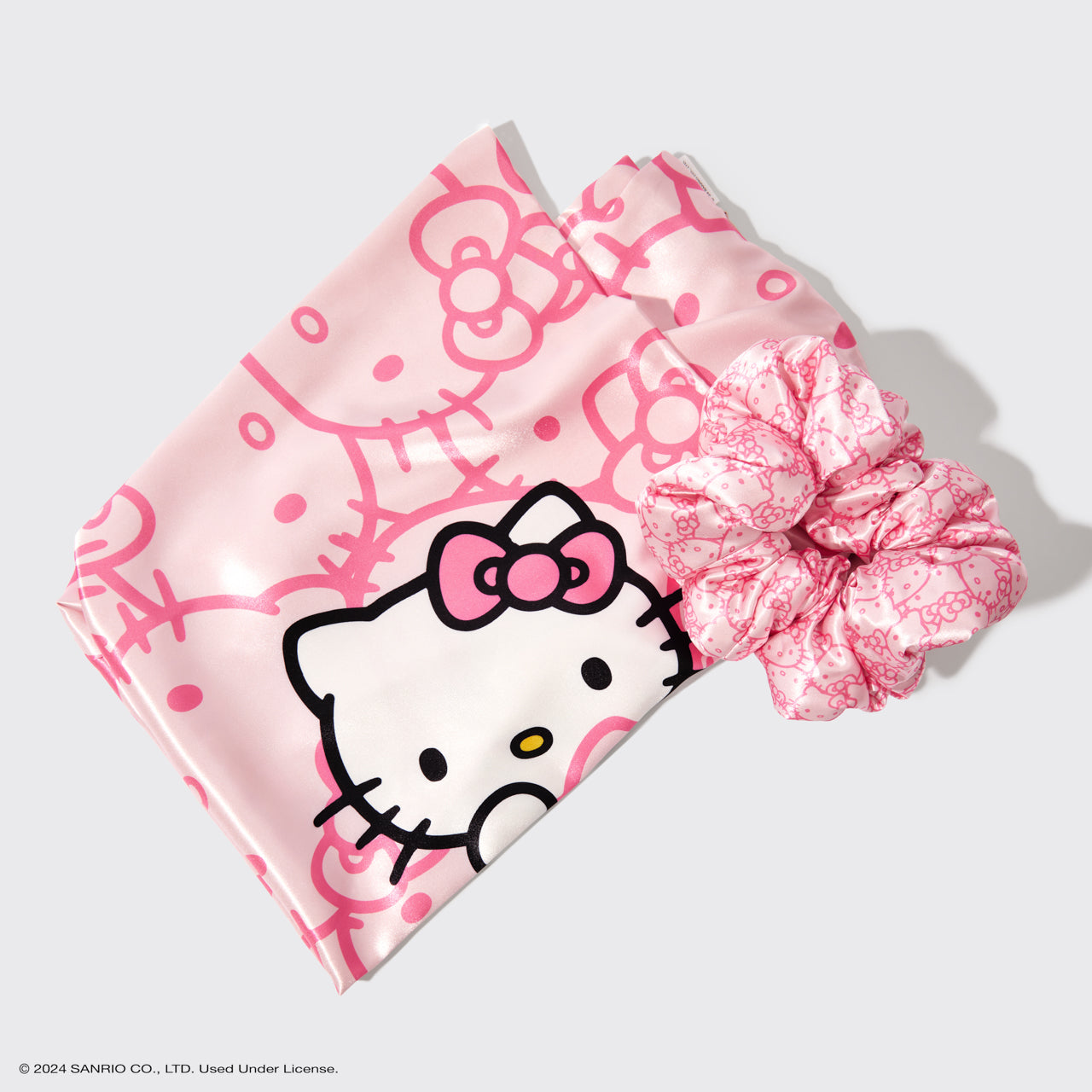 Kitsch x Hello Kitty Funda de almohada de satén + Coletero para dormir