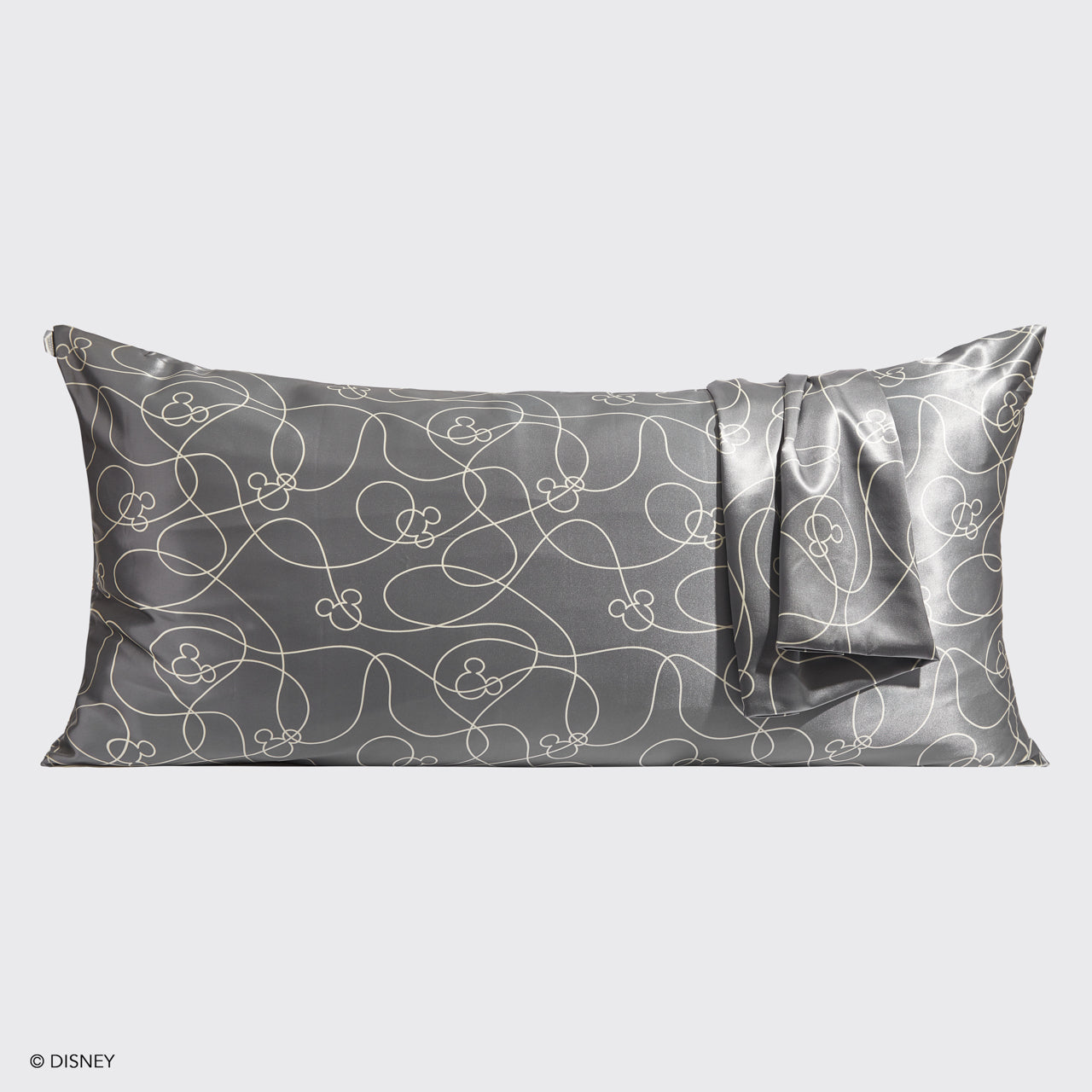 Kitsch x Mickey et Minnie Taie d'oreiller en satin labyrinthe Mickey - King
