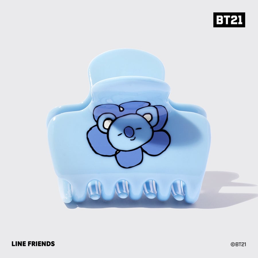 BT21 meets Kitsch Recycled Plastic Puffy Claw Clip 1pc - KOYA