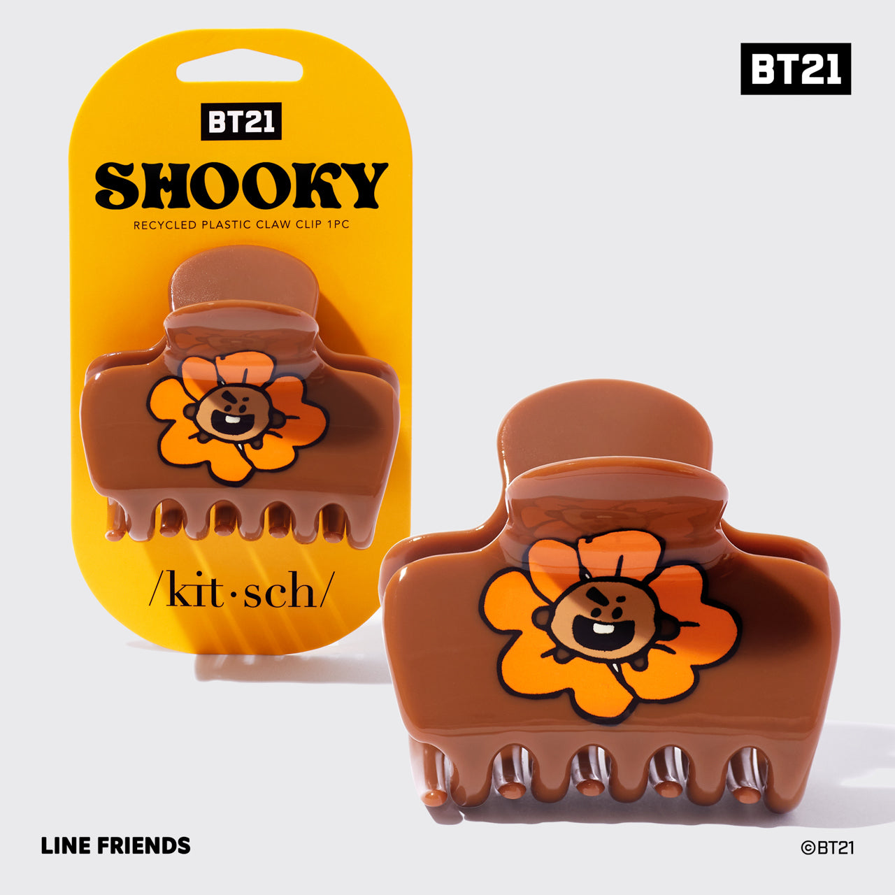 キッチュ x BT21 クラウドクロー・クリップ(SHOOKY)