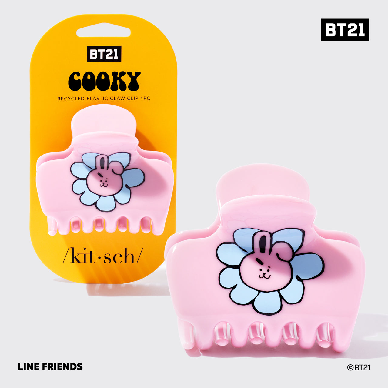 キッチュ×BT21 クラウドクロー・クリップ(COOKY)