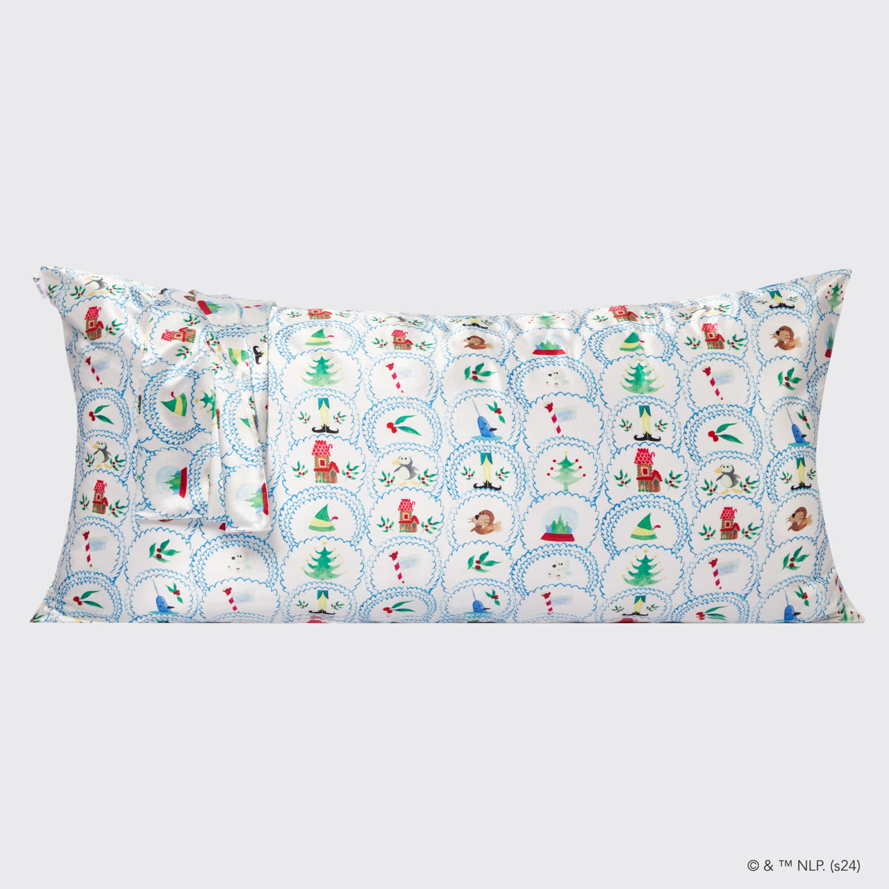 Elf x Kitsch Funda de almohada de satén - Polo Norte