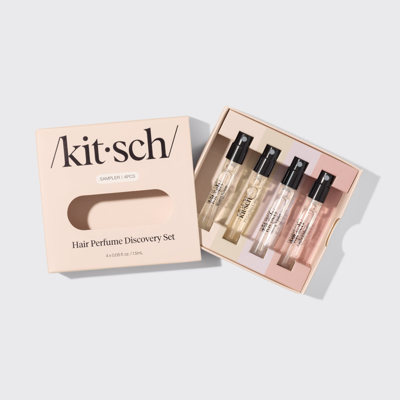 Set de muestras de perfumes para el cabello