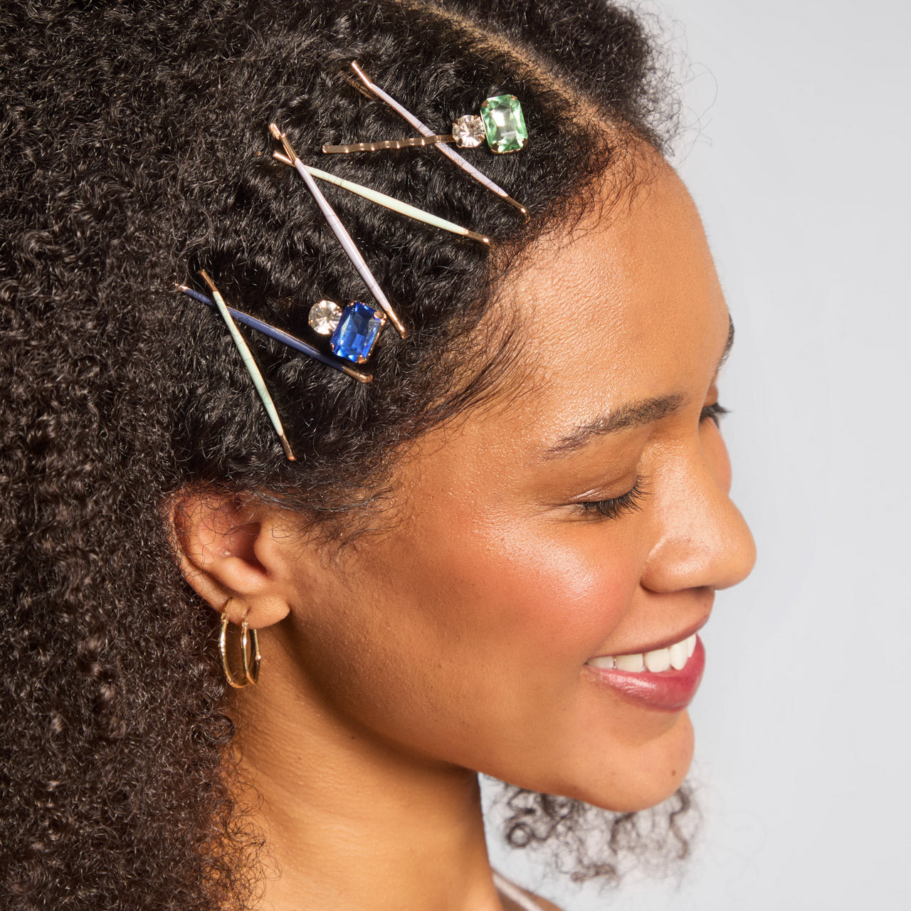 Wolke & Edelstein Bobby Pins 8pc Set - Garten Bouquet
