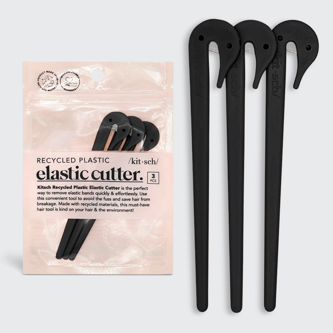 Tagliaelastici ecologici 3pcSet - Nero