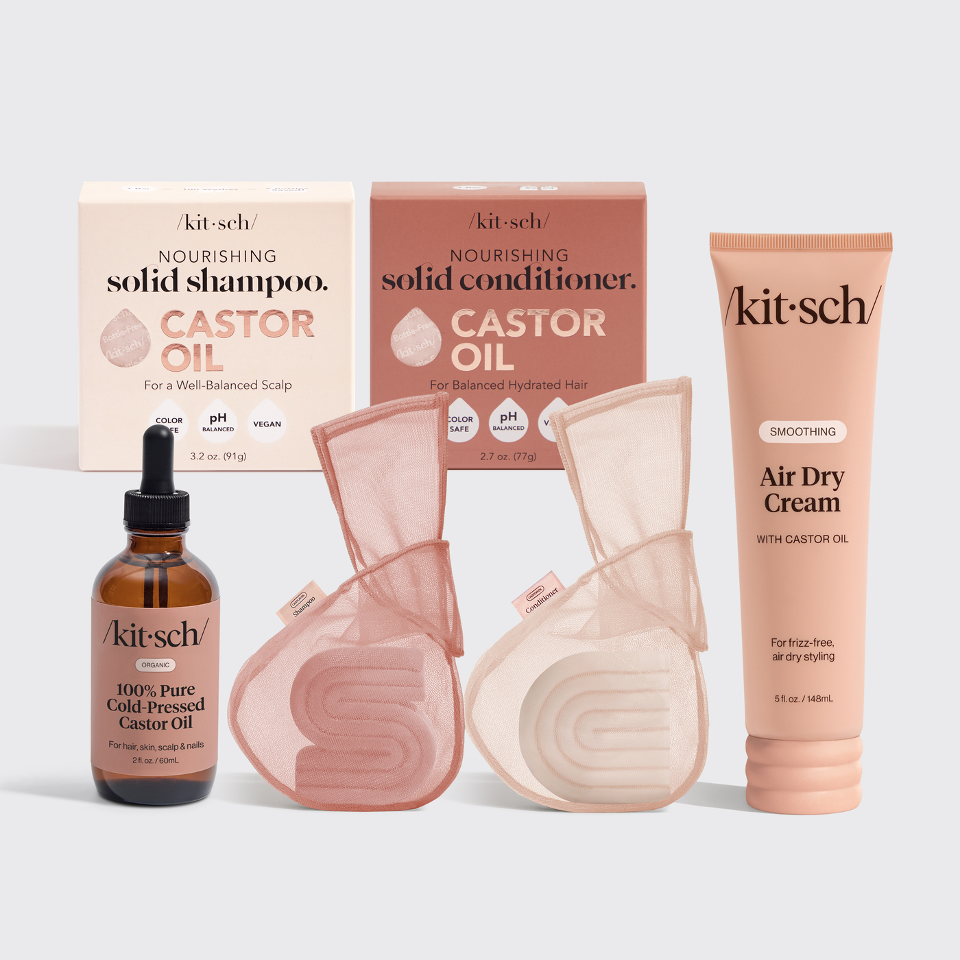 Ensemble complet d'huile de ricin