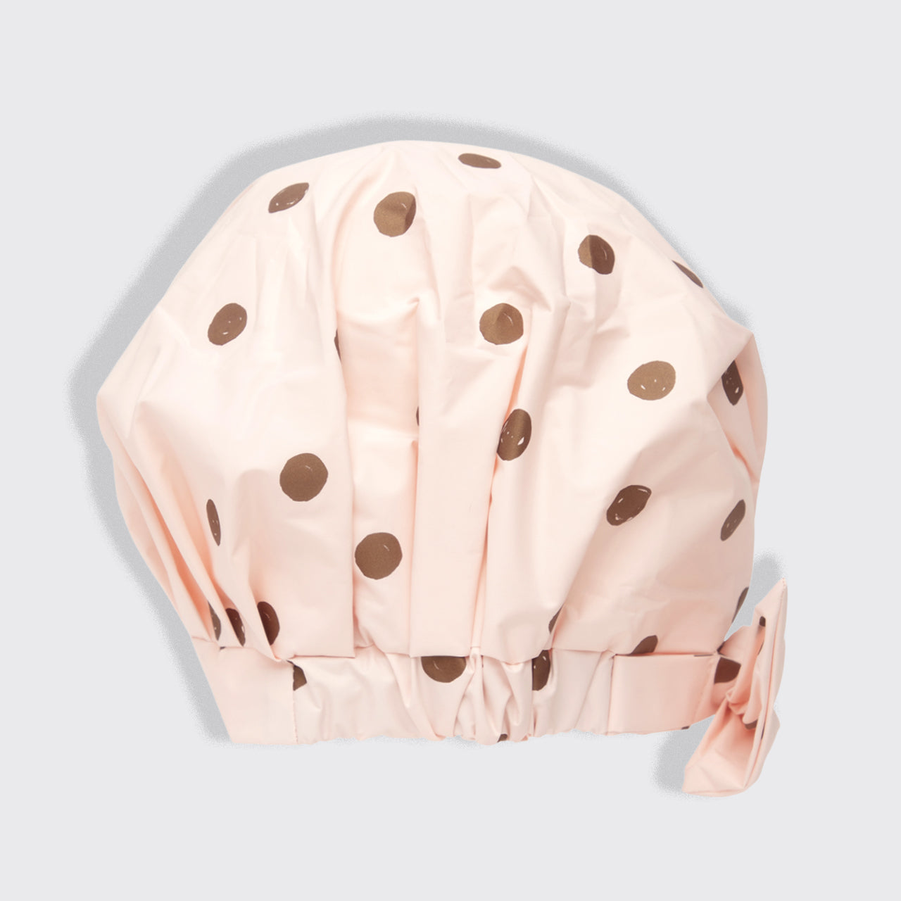 Blush Dot Shower Cap