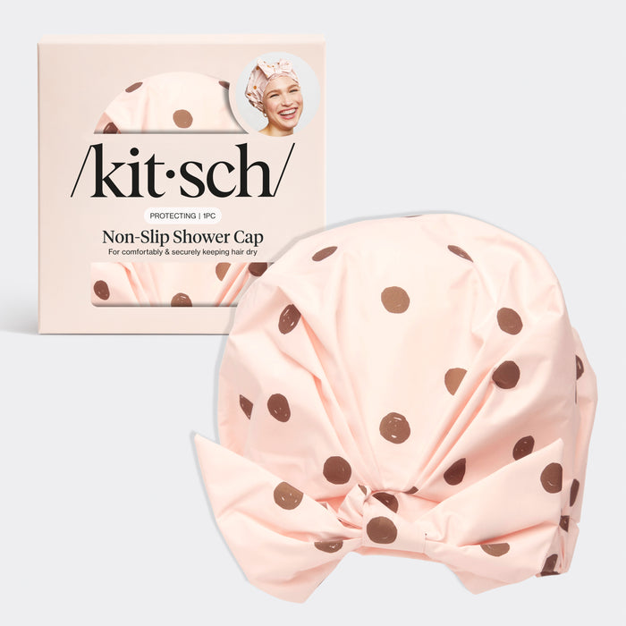 Bonnet de Douche - Pois Blush
