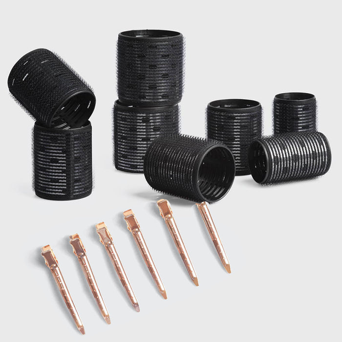 Hair Rollers + Styling Hair Clips Bundle