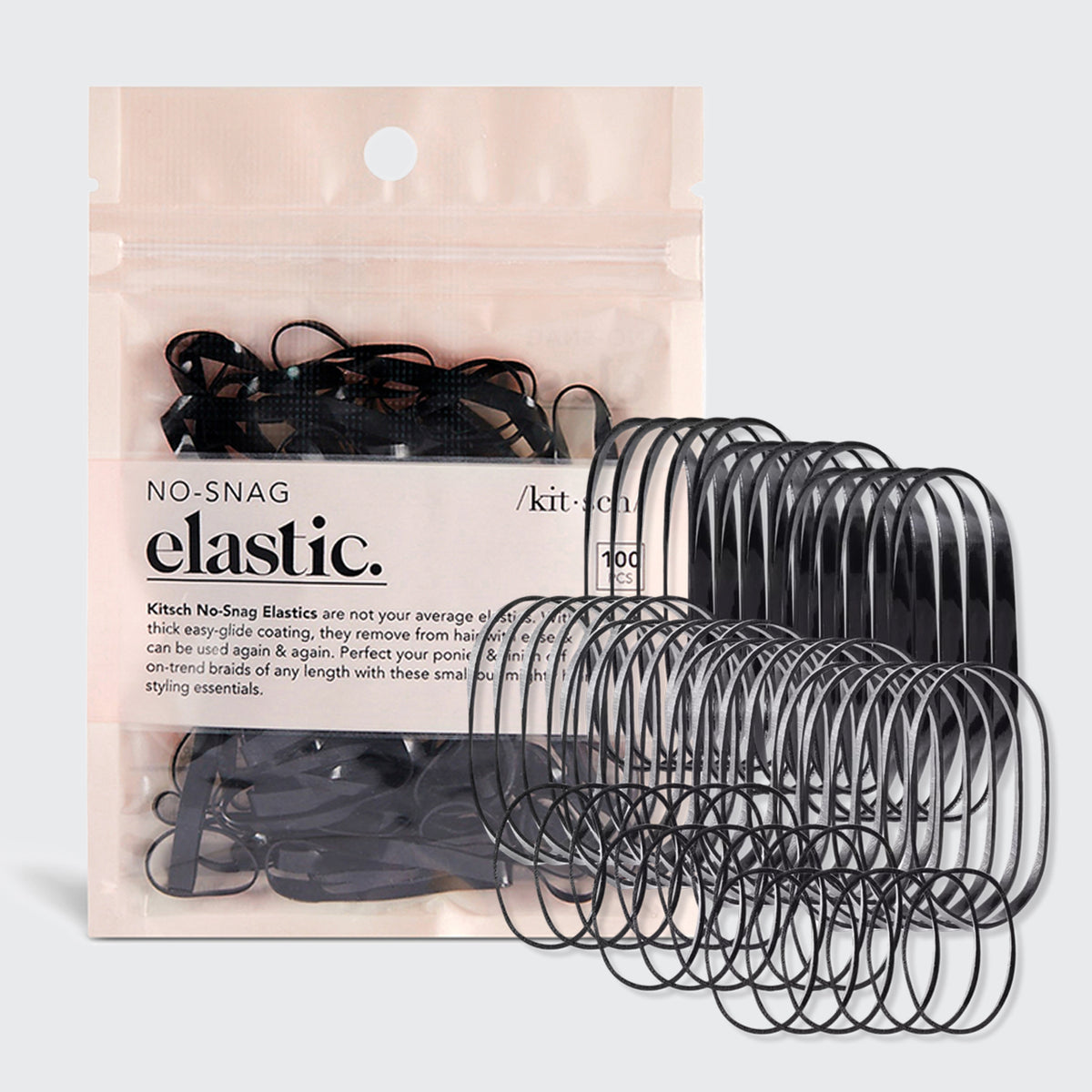 NoSnag Elastic 100pc (Black) KITSCH