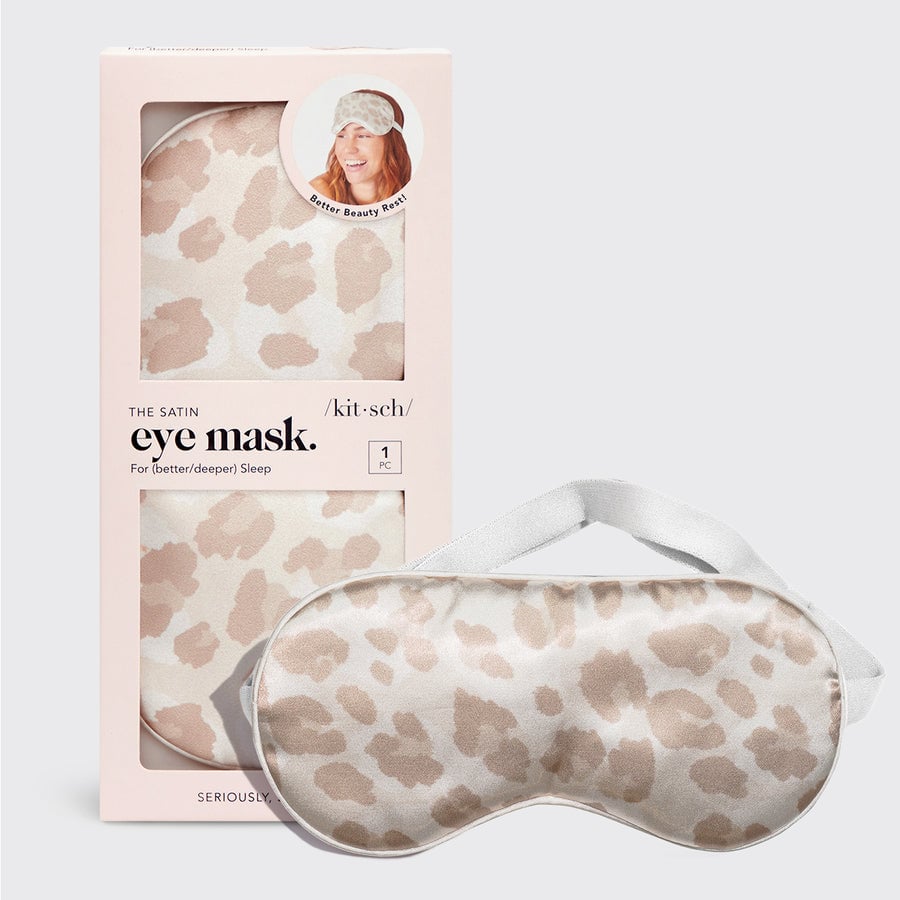 Masque pour les yeux Satin Sleep en léopard