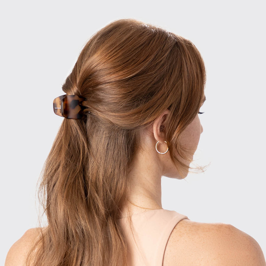 EcoFriendly Medium Claw Clips 2pc set Black KITSCH