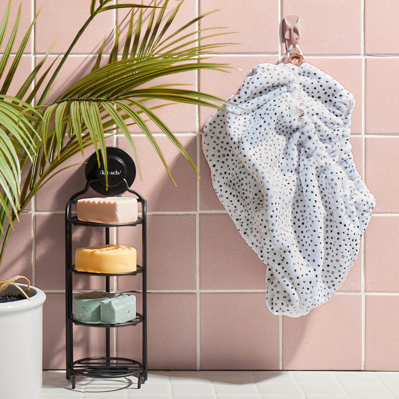 Micro Dot Microfiber Hair Towel | Cuts Drying Time in Half | KITSCH