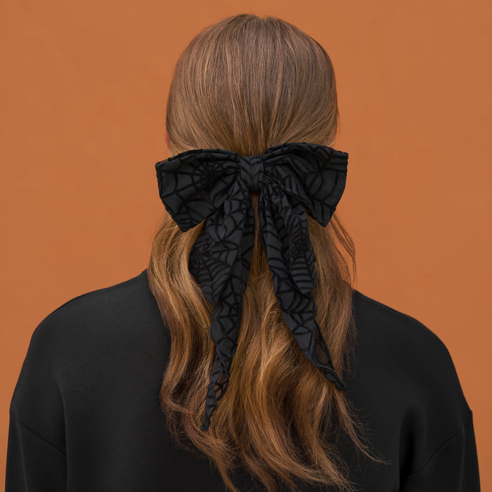 Spinnennetz- Schleife Haarspange