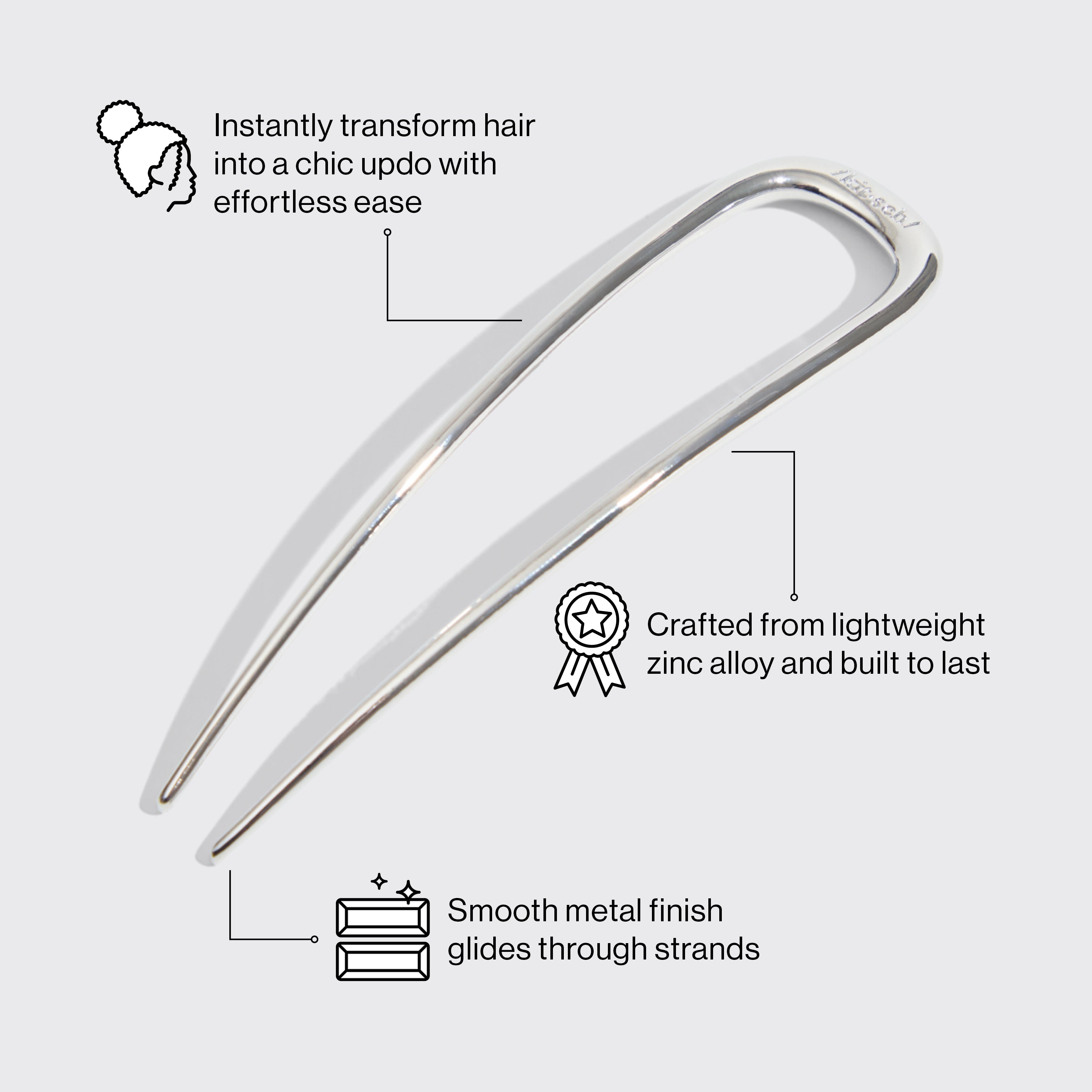 ★2024SS新作★KIRSH★COLLECTION SILVER HAIRPIN SET ☆2024SS新作☆KIRSH☆COLLECTION SILVER HAIRPIN SET (KIRSH