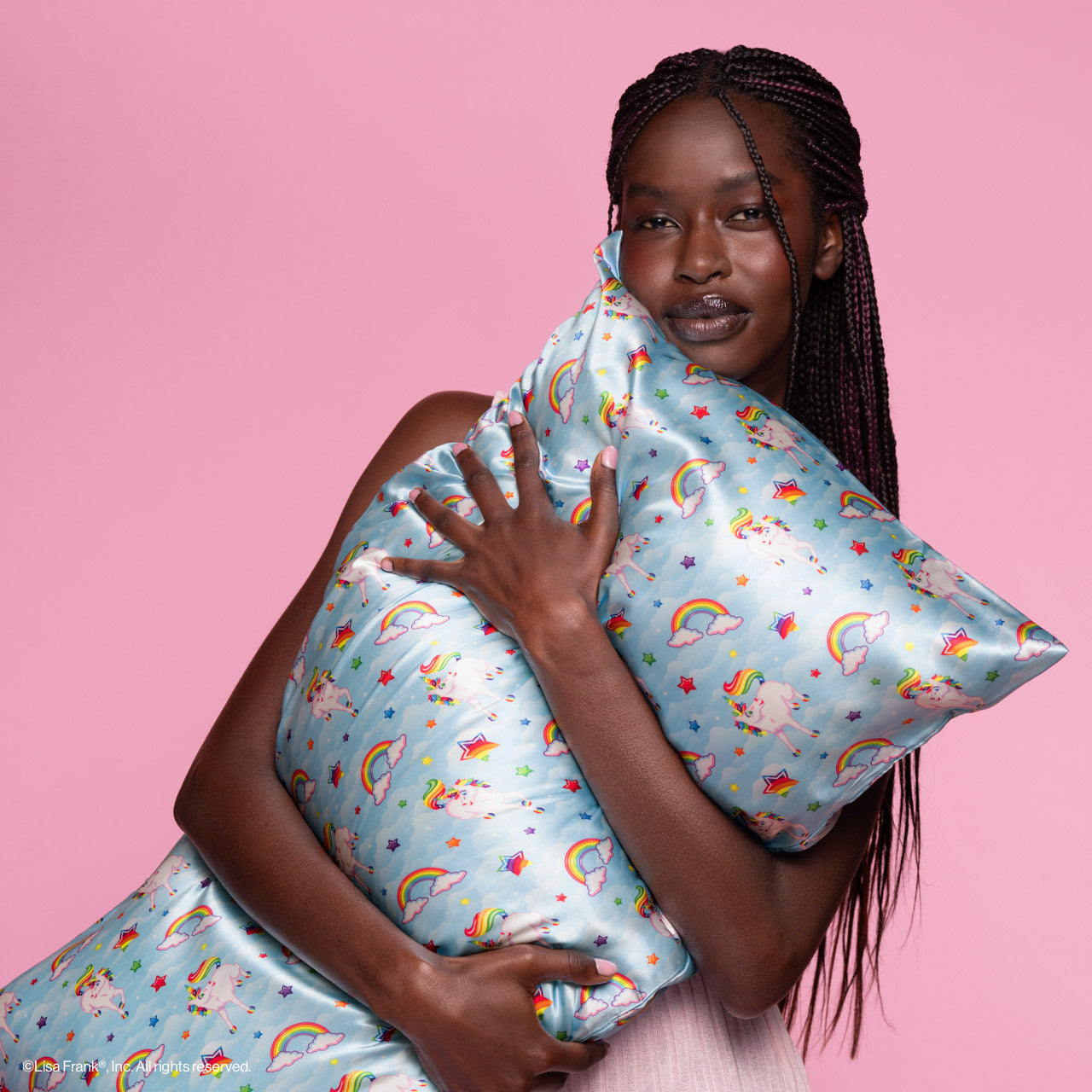 Lisa Frank x Kitsch Satin Pillowcase in Markie™ | KITSCH