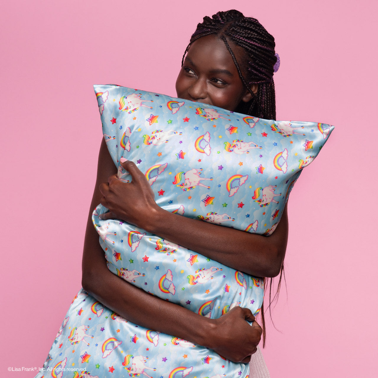 Lisa Frank x Kitsch Satin Pillowcase in Markie™ | KITSCH