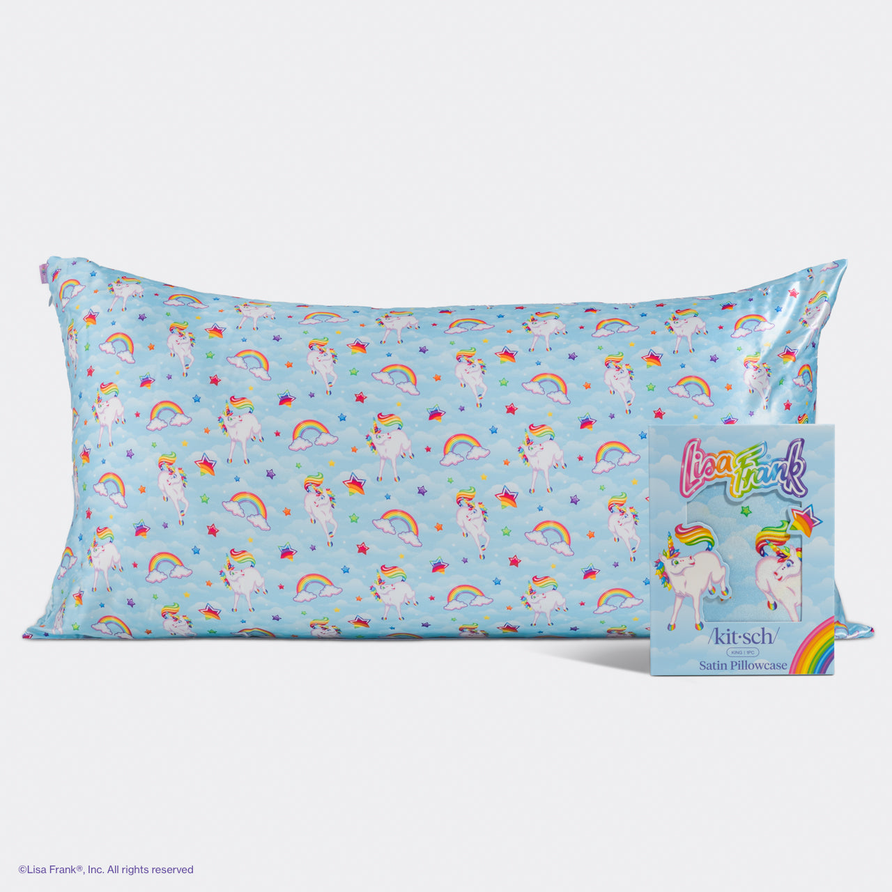 Lisa Frank x Kitsch Satin Pillowcase in Markie™ | KITSCH