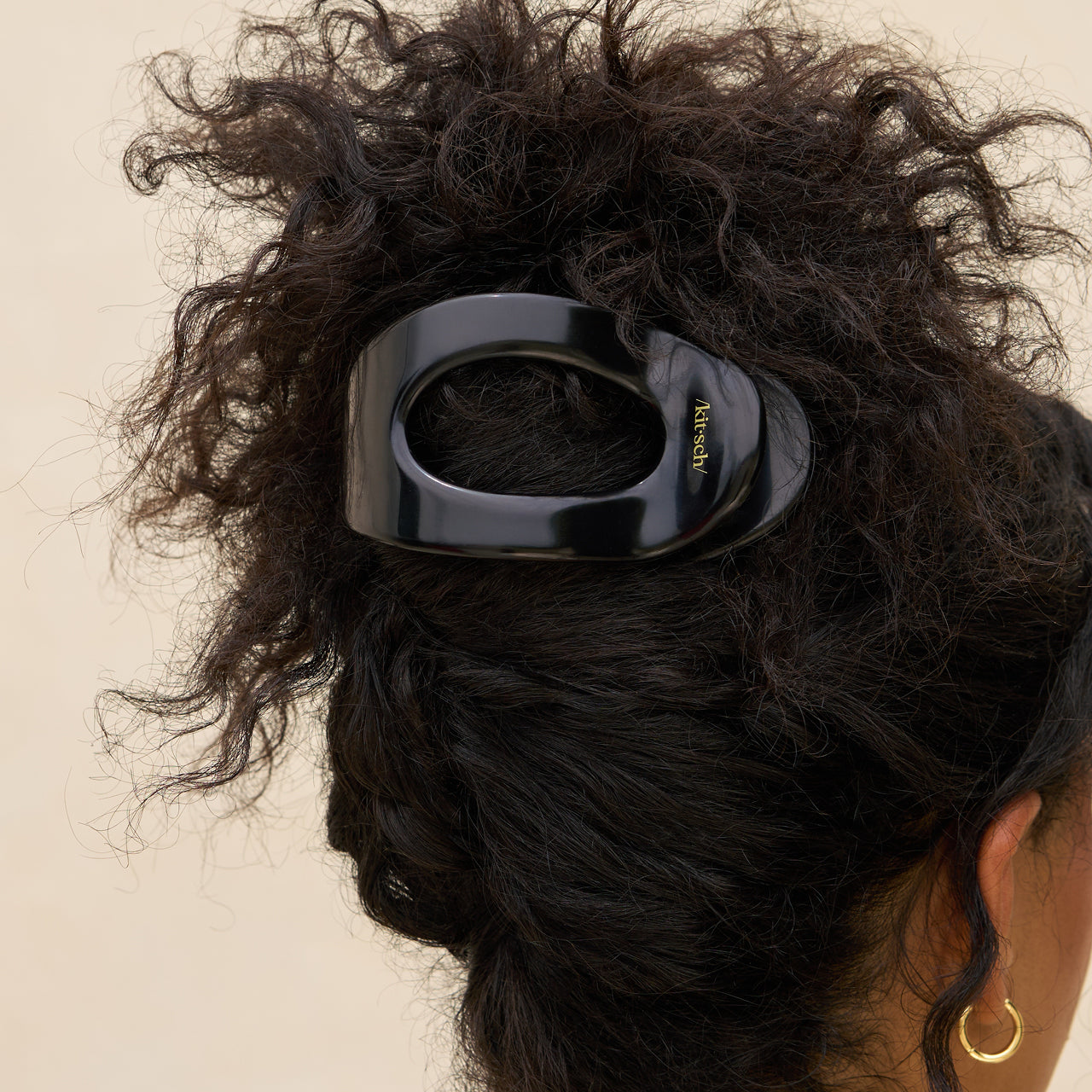 Black Flat Cloud Clip - Large | KITSCH