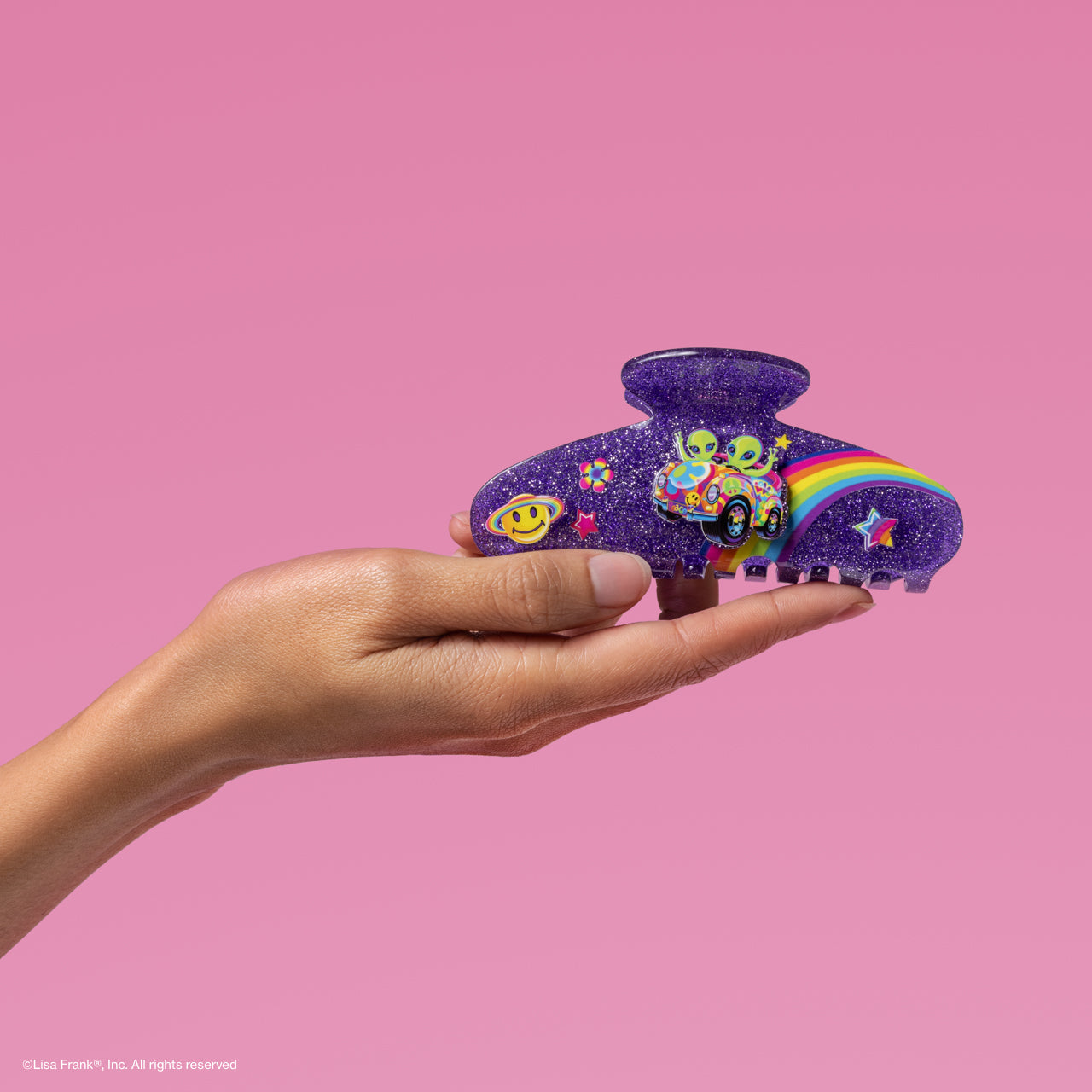 Lisa Frank x Kitsch Glitter Claw Clip in Zoomer™ & Zorbit™ – KITSCH
