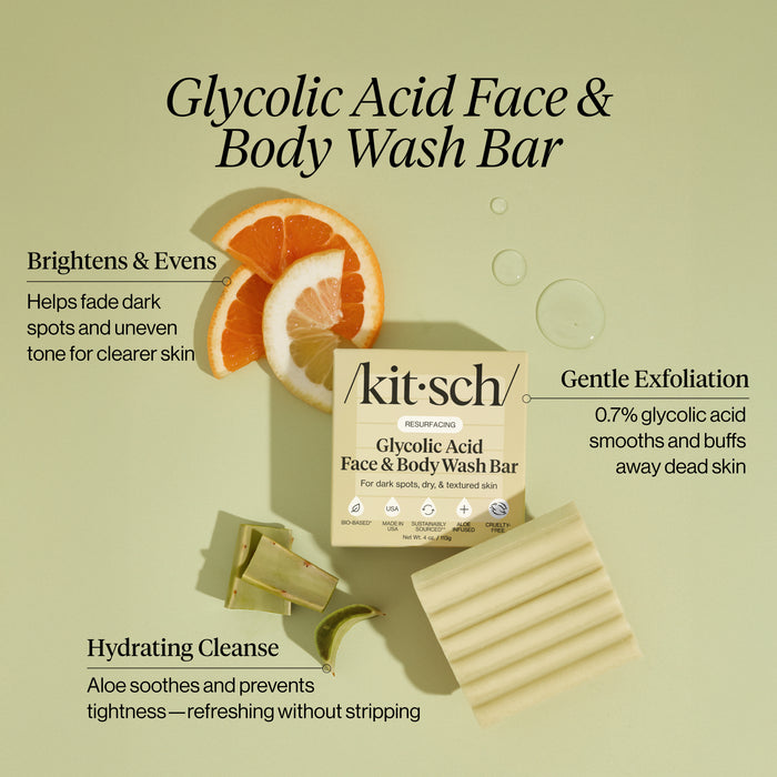 Gel exfoliante facial y corporal con ácido glicólico