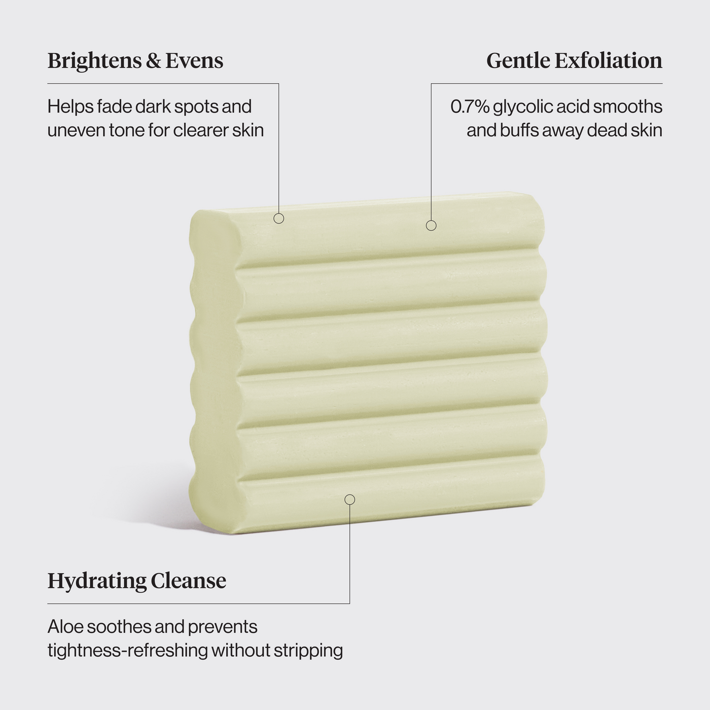 Gel exfoliante facial y corporal con ácido glicólico