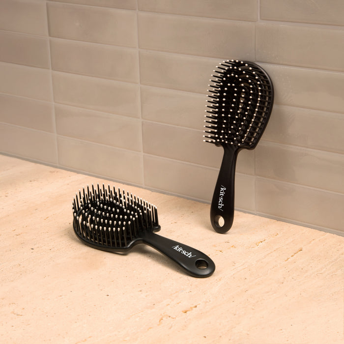 Black Detangling Flexi Brush - Mini