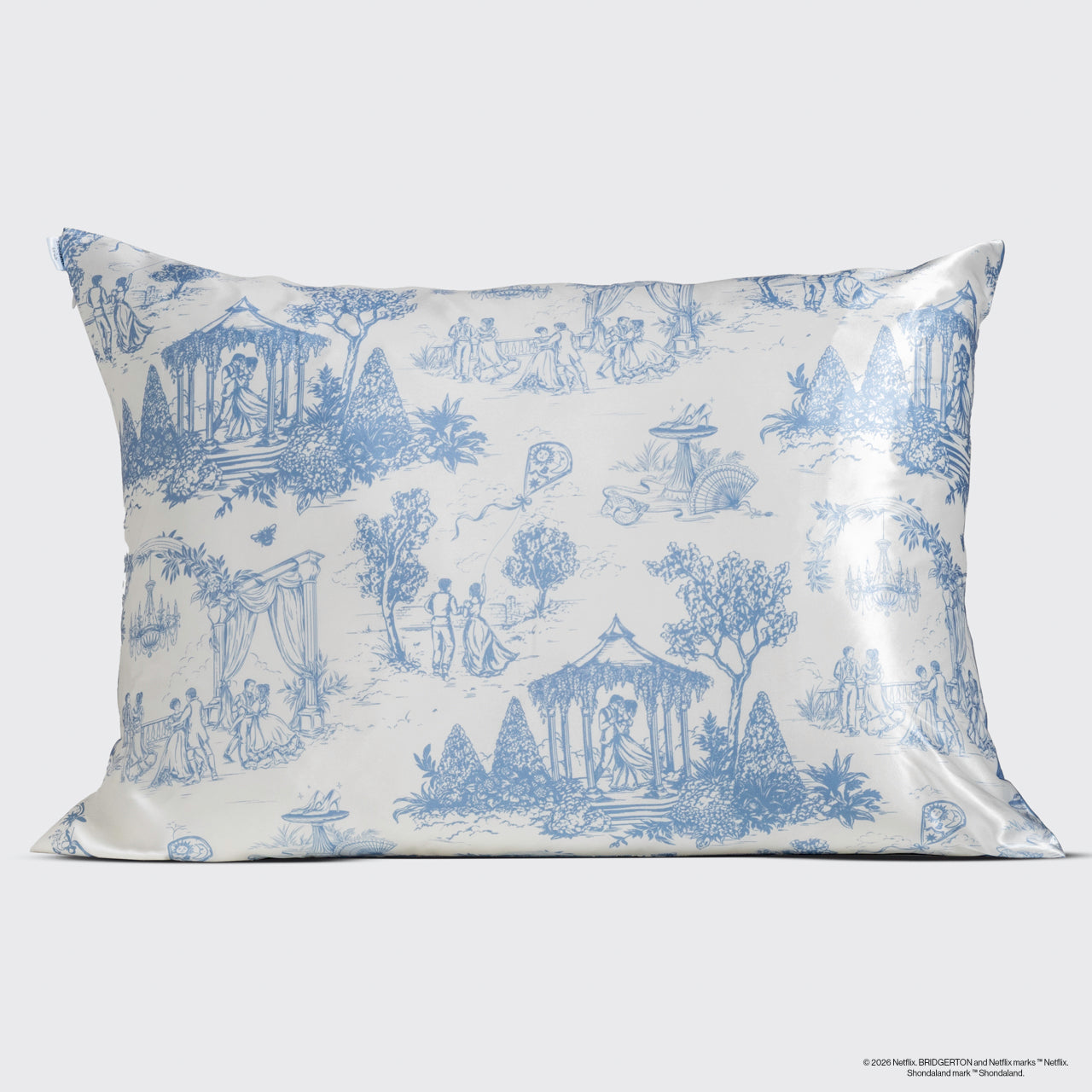 Bridgerton x Kitsch Satin Pillowcase in Garden To | KITSCH