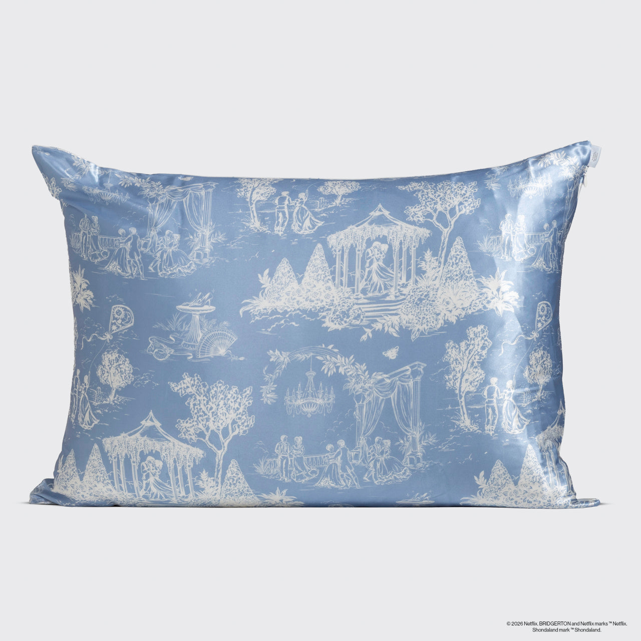 Bridgerton x Kitsch Satin Pillowcase in Garden To | KITSCH