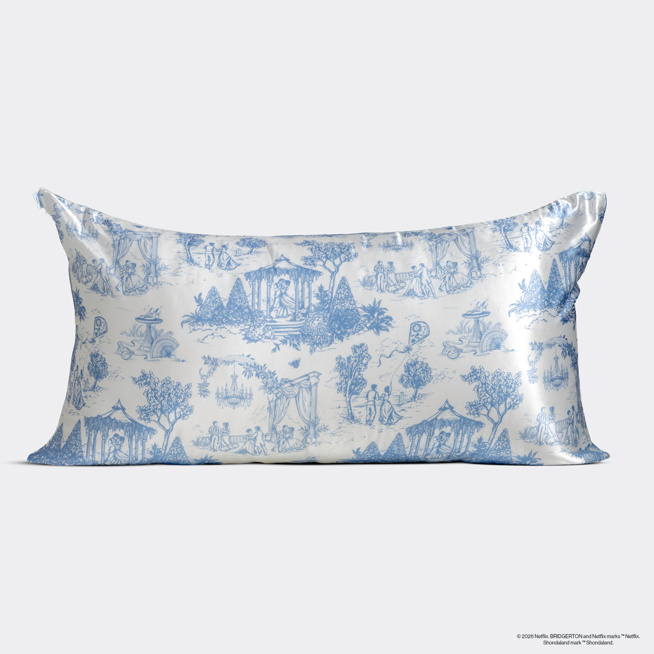 Bridgerton x Kitsch Satin Pillowcase in Garden To | KITSCH