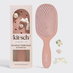 KitschPop™️ Paddle-Bürste in Terrakotta
