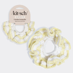 Butter Yellow Häkel-Scrunchie