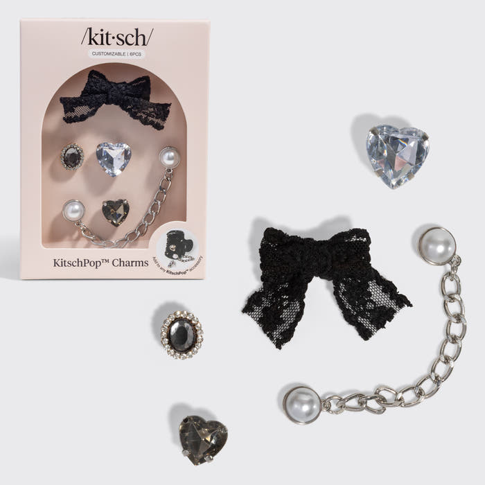 Charm KitschPop™️ in nero vintage