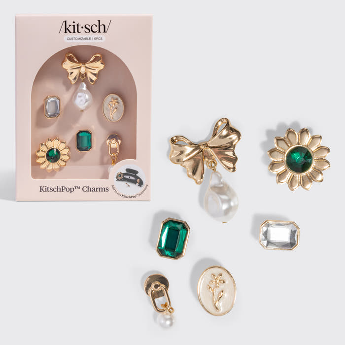 Charm KitschPop™️ in verde smeraldo vintage