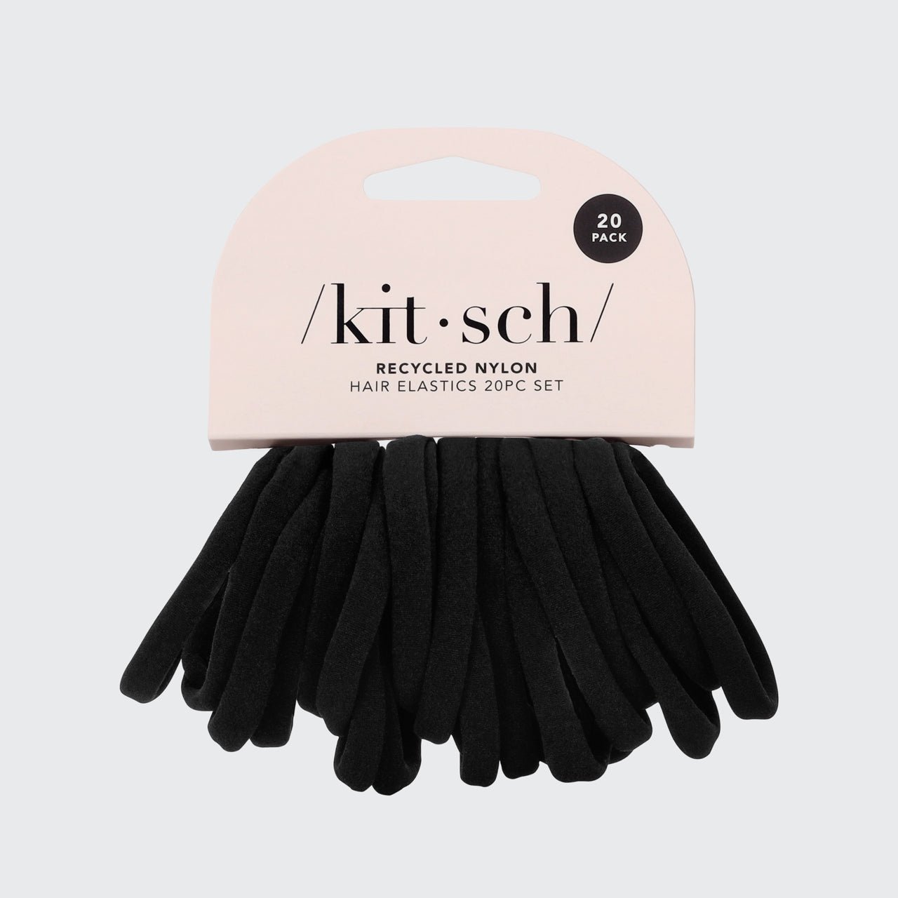 Elastic Hair Ties 20 Pack - Black – KITSCH