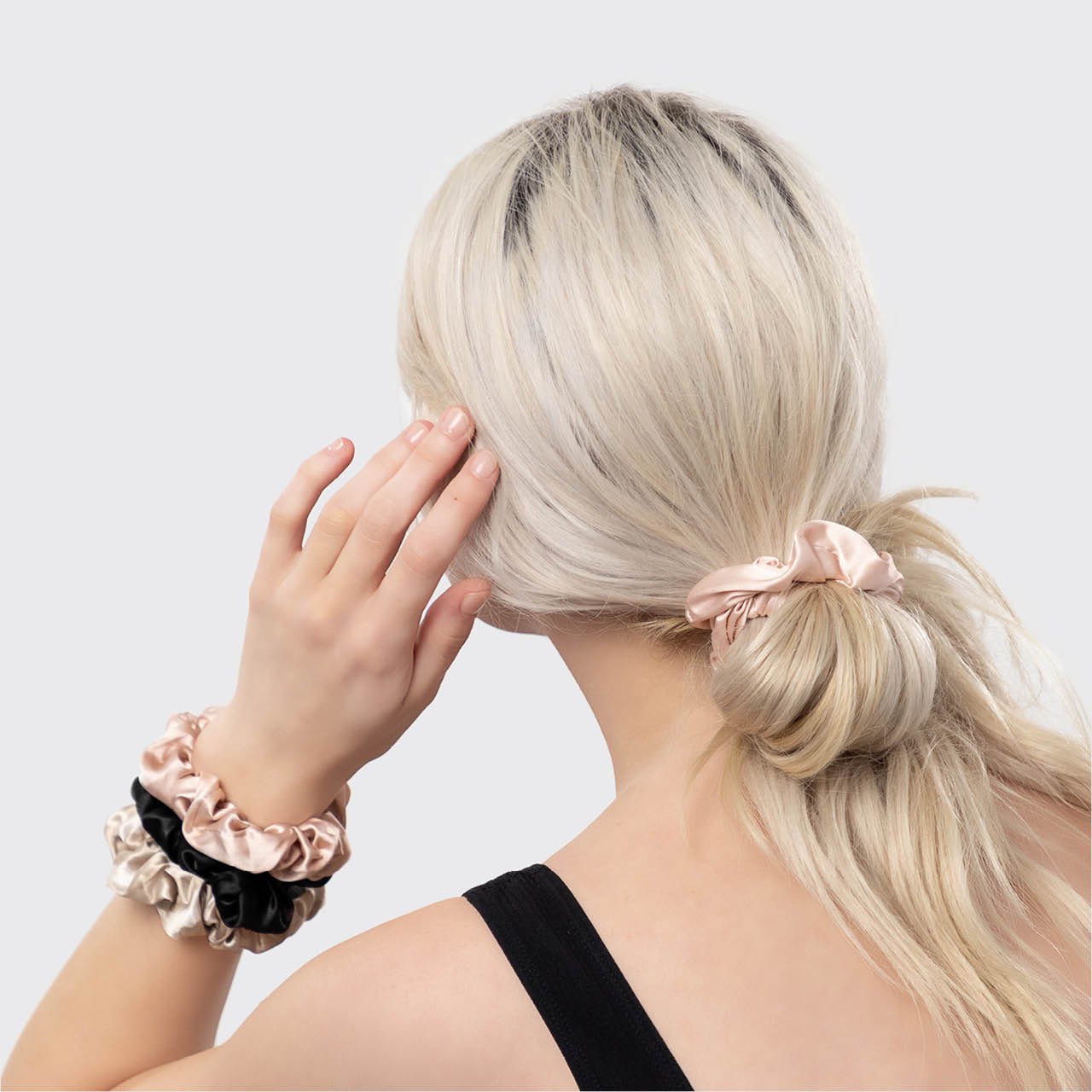 LV SET headband hair clip hairties scrunchie box