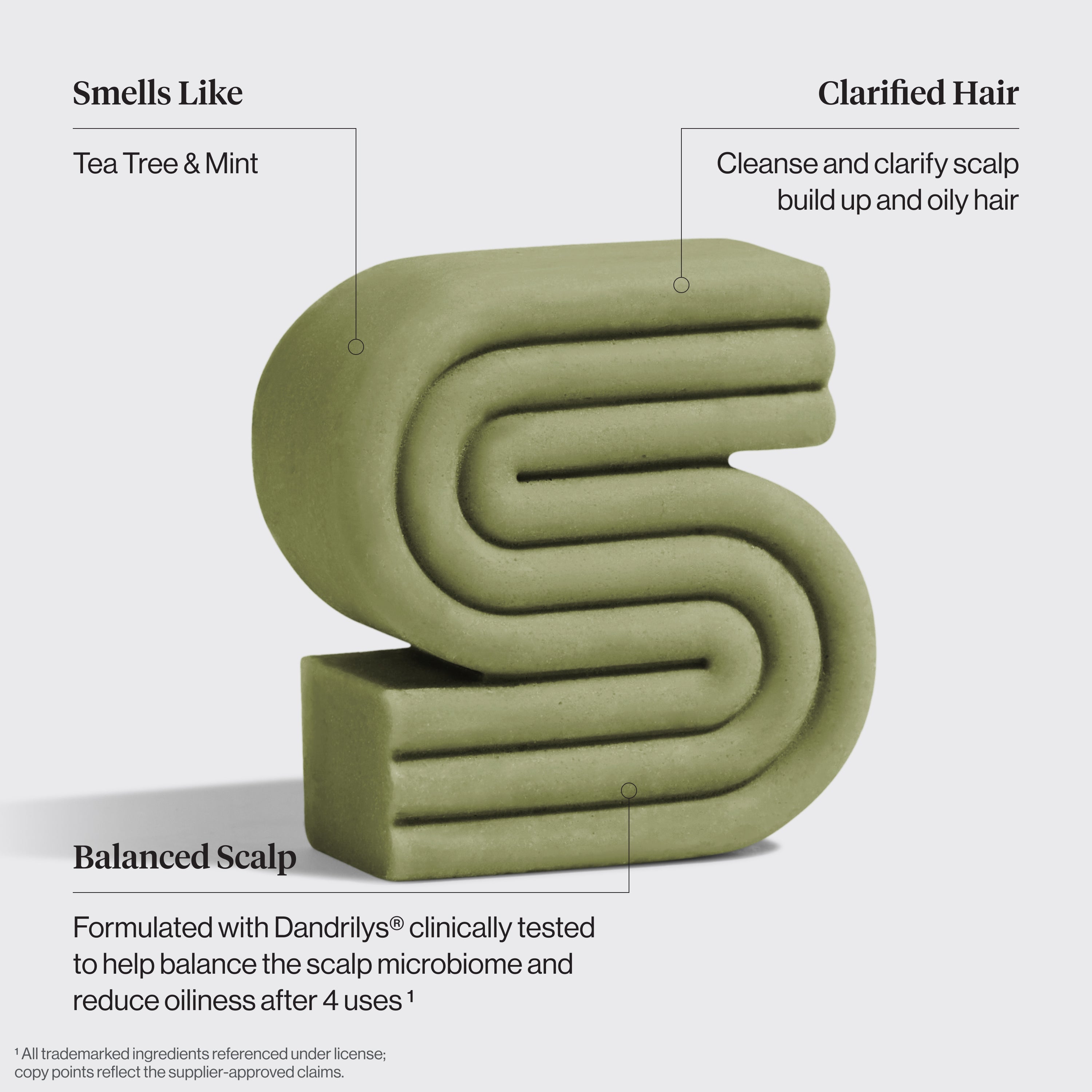 Tea Tree & Mint Clarifying Shampoo Bar | KITSCH