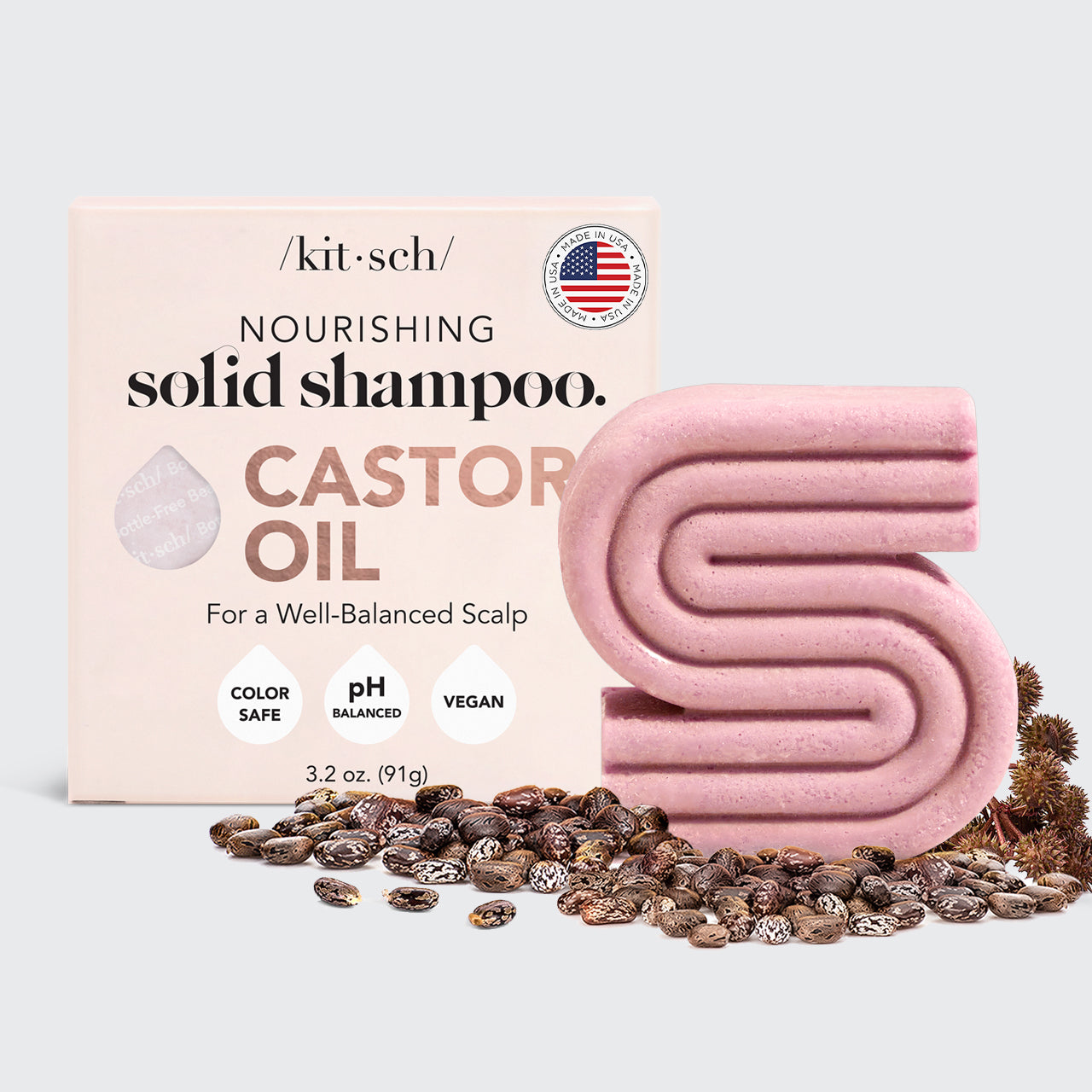 Castor Oil Nourishing Shampoo Bar KITSCH