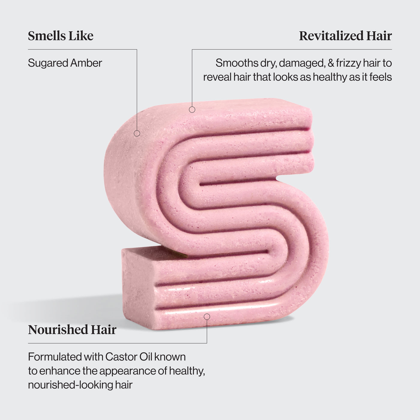 Champô nutritivo de óleo de rícino em barra