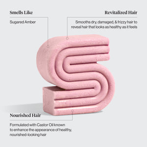 Champô nutritivo de óleo de rícino em barra