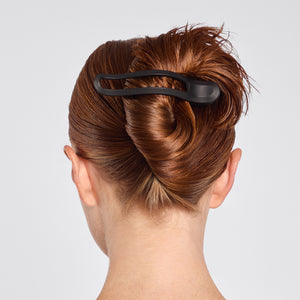 Pince plate courbée 2 pièces - Noir et écaille